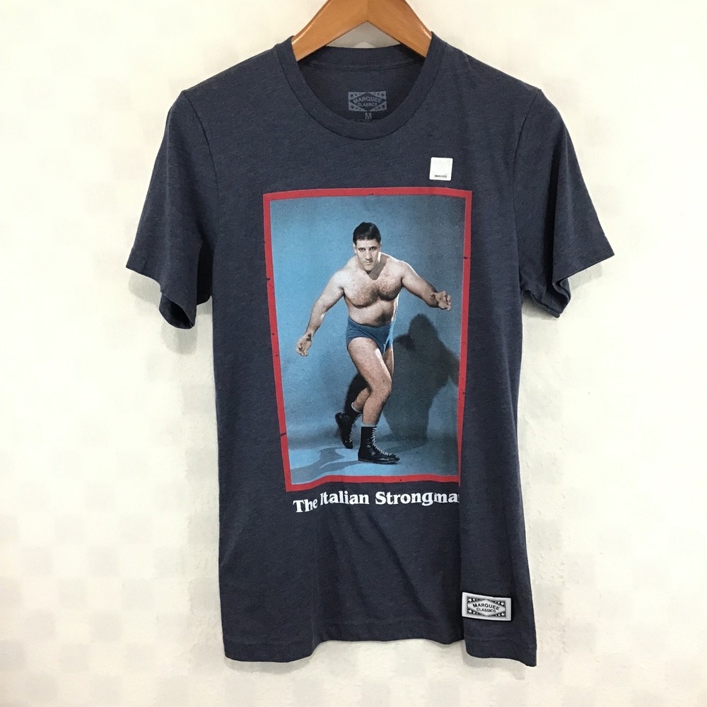 Marquee Classics WWE Bruno Sammartino The‎ Italian Strongman T-Shirt Mens Medium